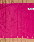 Elegant_Soft_Silk_Saree_with_Traditional_Zari_Leaf_Motifs_and_Contrast_Border_-_Dark_Pink