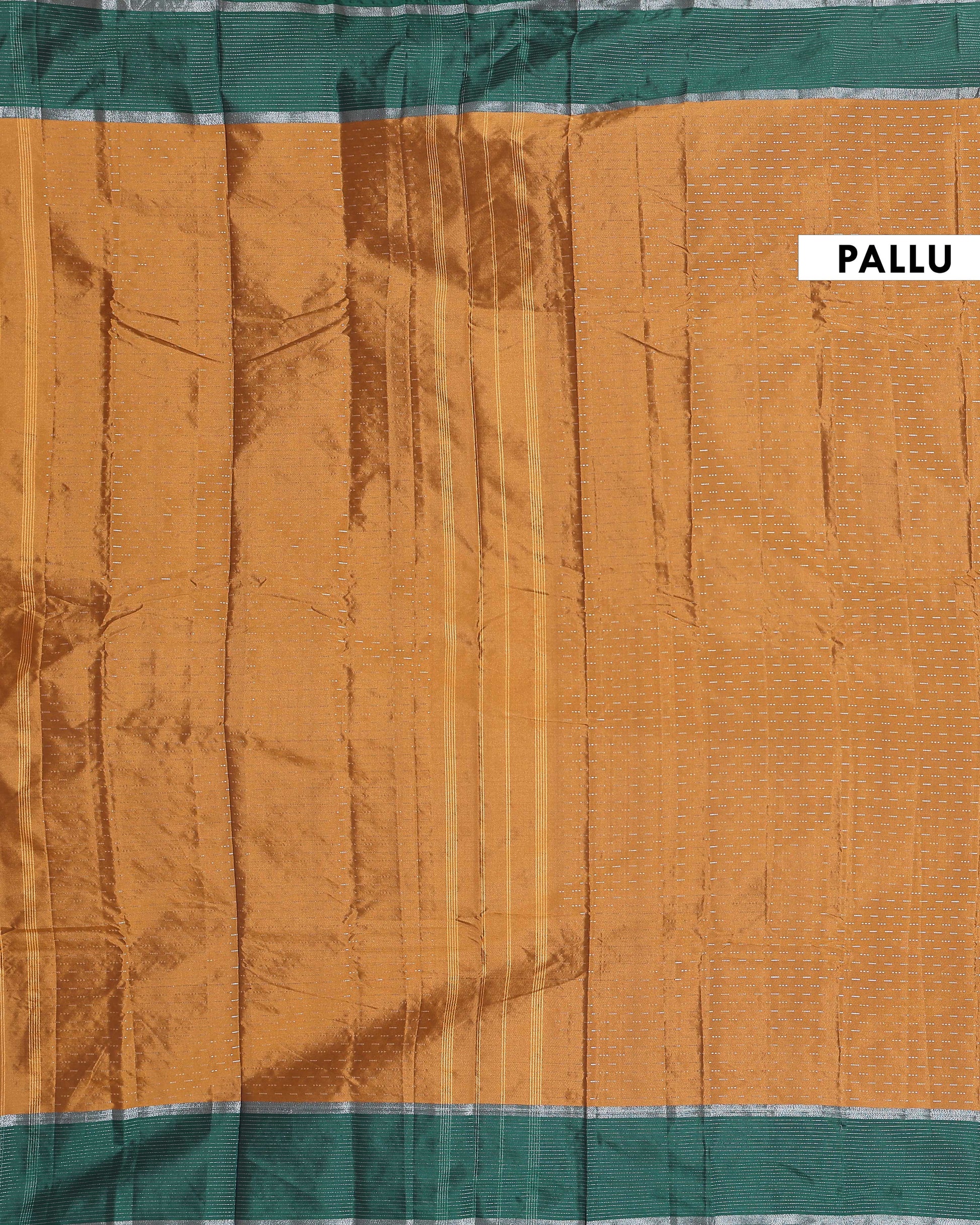 Elegant Soft Silk Saree with Woven Dot Motifs and Contrasting Zari Border - Brown-HEAD