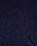 Elegant Solid Women’s Dupatta with Soft Crinkled Texture Lightweight Sheer and Finished Edges, Navy Blue