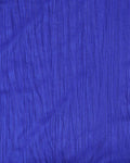 Elegant Solid Women’s Dupatta with Soft Crinkled Texture Lightweight Sheer and Finished Edges, Blue