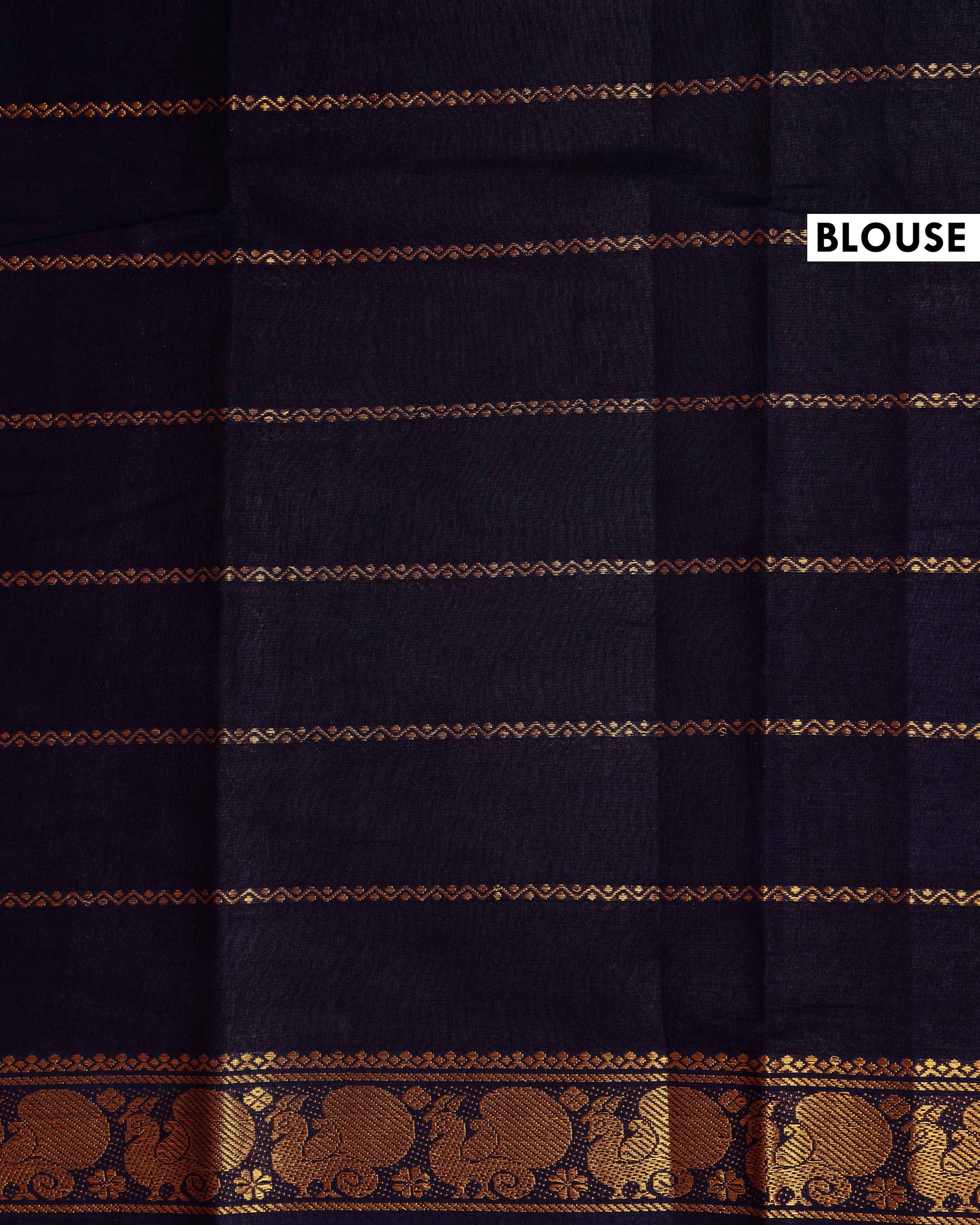 Elegant Sungudi Cotton Saree with Striped Body and Rich Zari Border  - Lavender