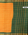 Elegant_Sungudi_Cotton_Saree_with_Striped_Body_and_Rich_Zari_Border_-_Mustard