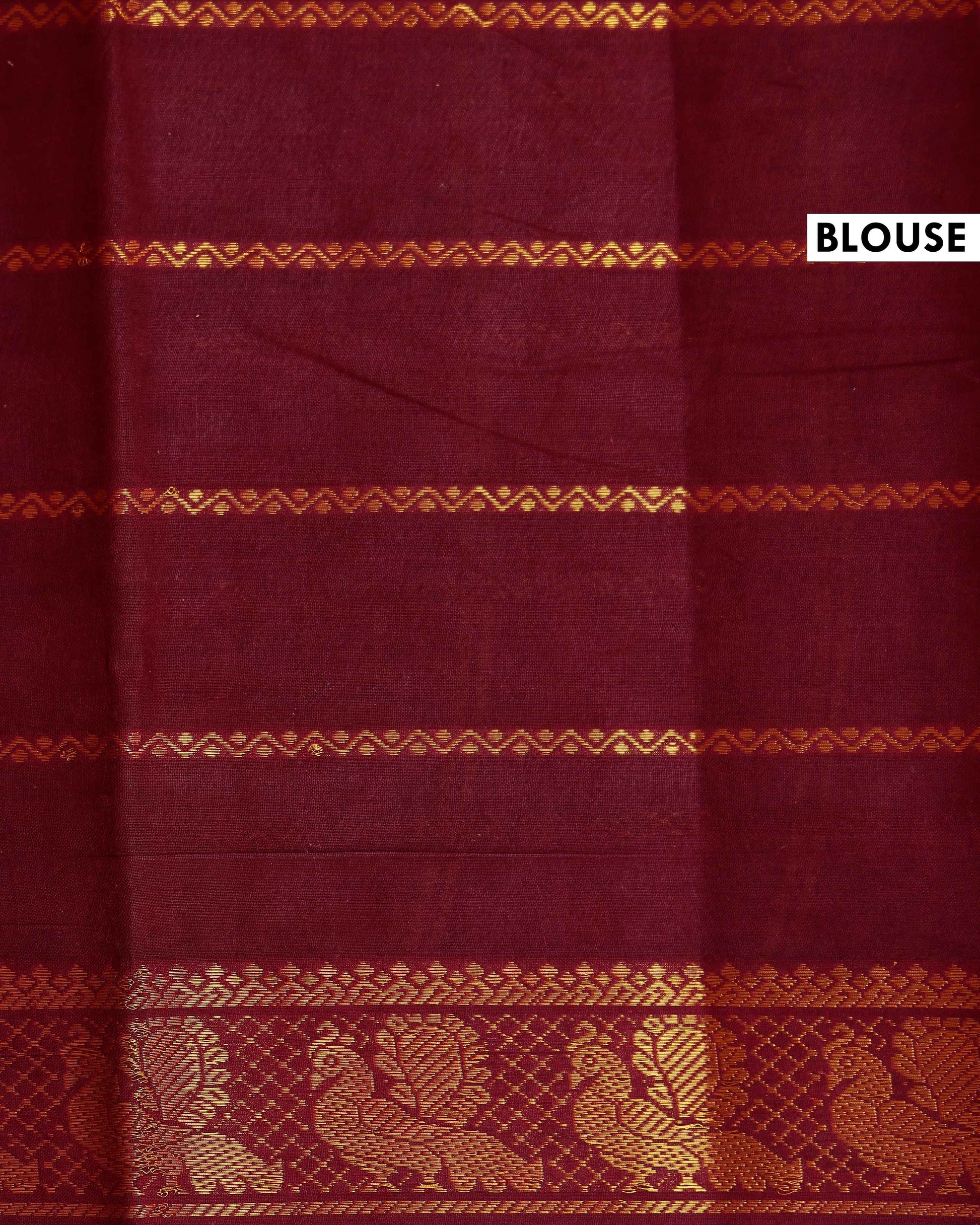 Elegant Sungudi Cotton Saree with Striped Body and Rich Zari Border  - Salmon Pink