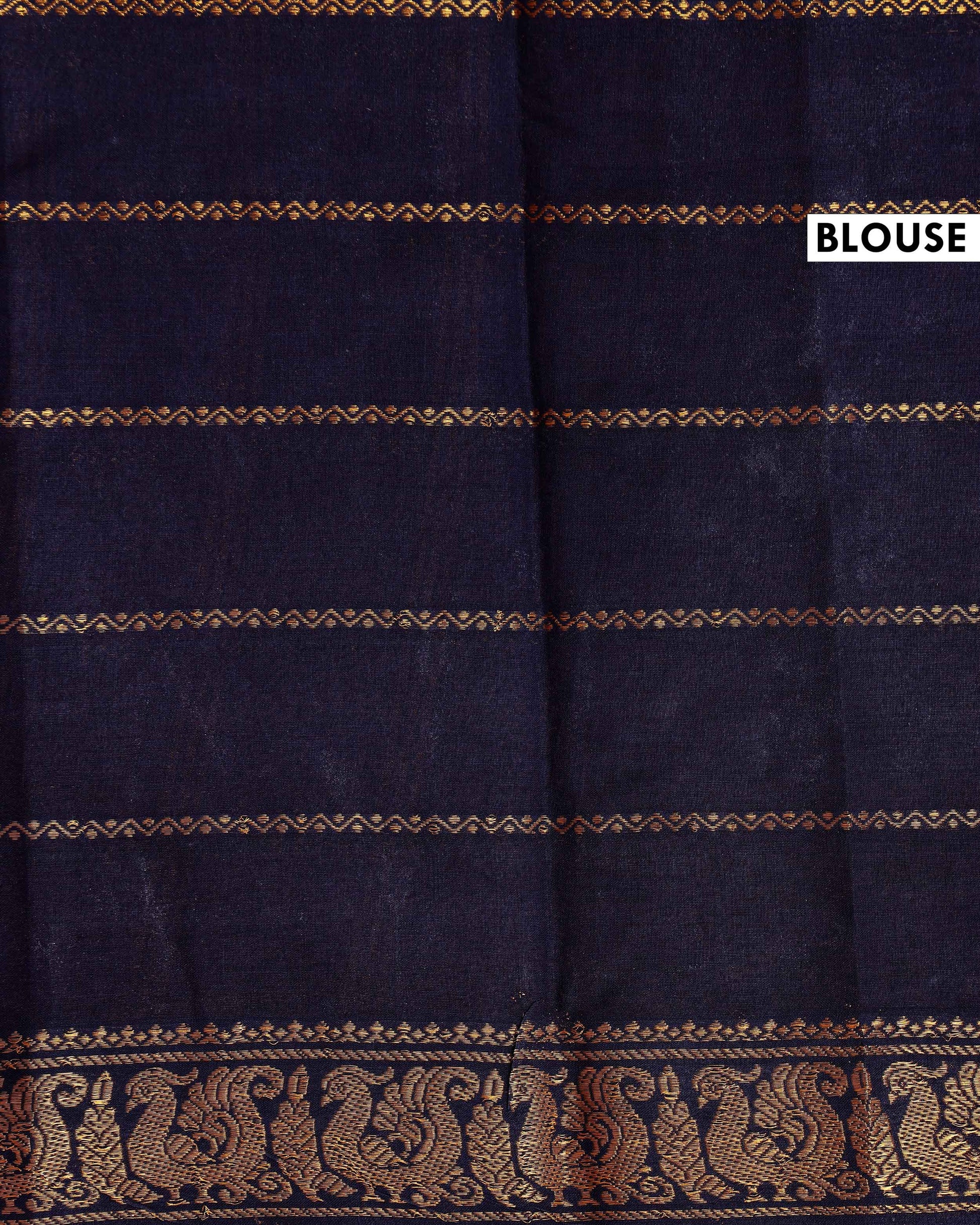 Elegant Sungudi Cotton Saree with Striped Body and Rich Zari Border  - Teal