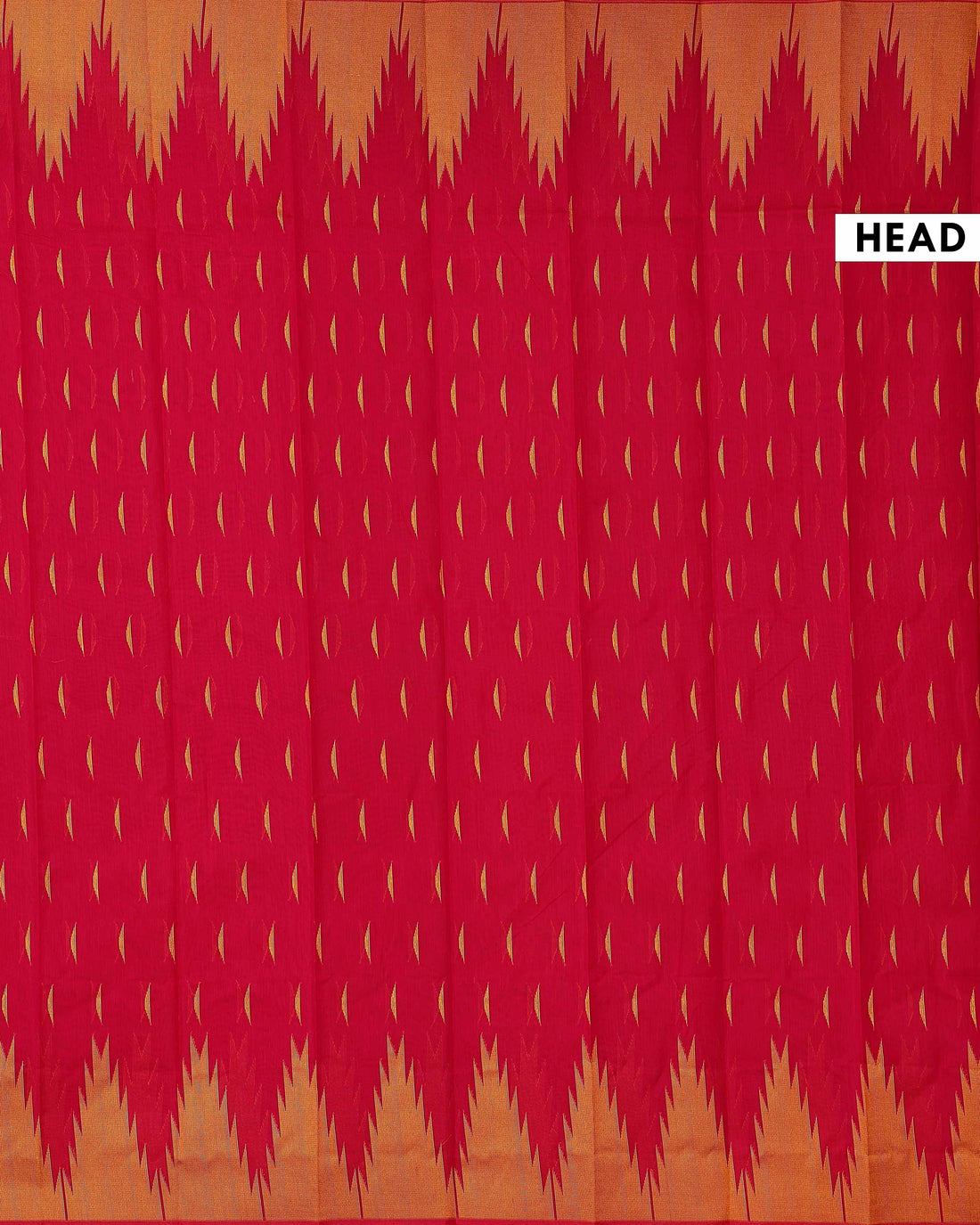 Elegant Traditional Elampillai Silk Cotton Saree with Intricate Gold Zari Work - Red