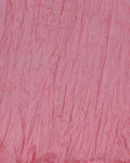 Elegant Women’s Dupatta in Soft Textured with Wrinkled Finish and Decorative Tassel Edges, Light Pink