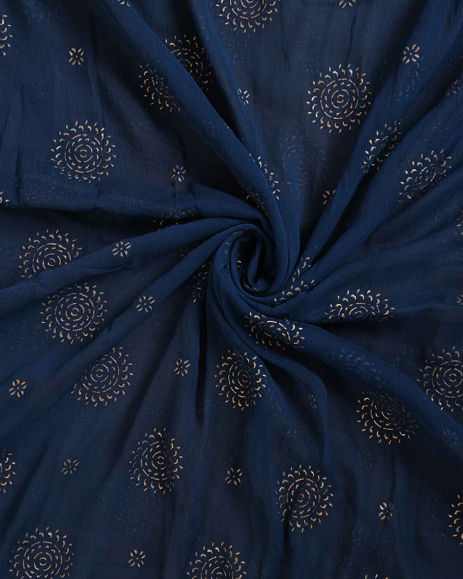 Elegant Women’s Dupatta with All Over Circular Sequin Butta Motifs with Delicate Embroidery & Tassel Border, Teal