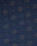 Elegant Women’s Dupatta with All Over Circular Sequin Butta Motifs with Delicate Embroidery & Tassel Border, Teal