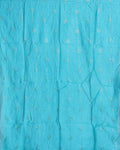 Elegant Embroidered Women’s Dupatta with Delicate Vertical Motif Pattern, Teal