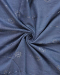 Elegant Women’s Dupatta with Delicate Floral Embellished Butta Design - Close Up