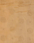 Elegant Women’s Embroidered Dupatta with All Over Circular Sequin Butta Motif Design - Sandal-Full Image
