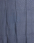 Elegant Women’s Embroidered Dupatta with Delicate All-Over Sequin Butta Work - Dark Grey-Full Image