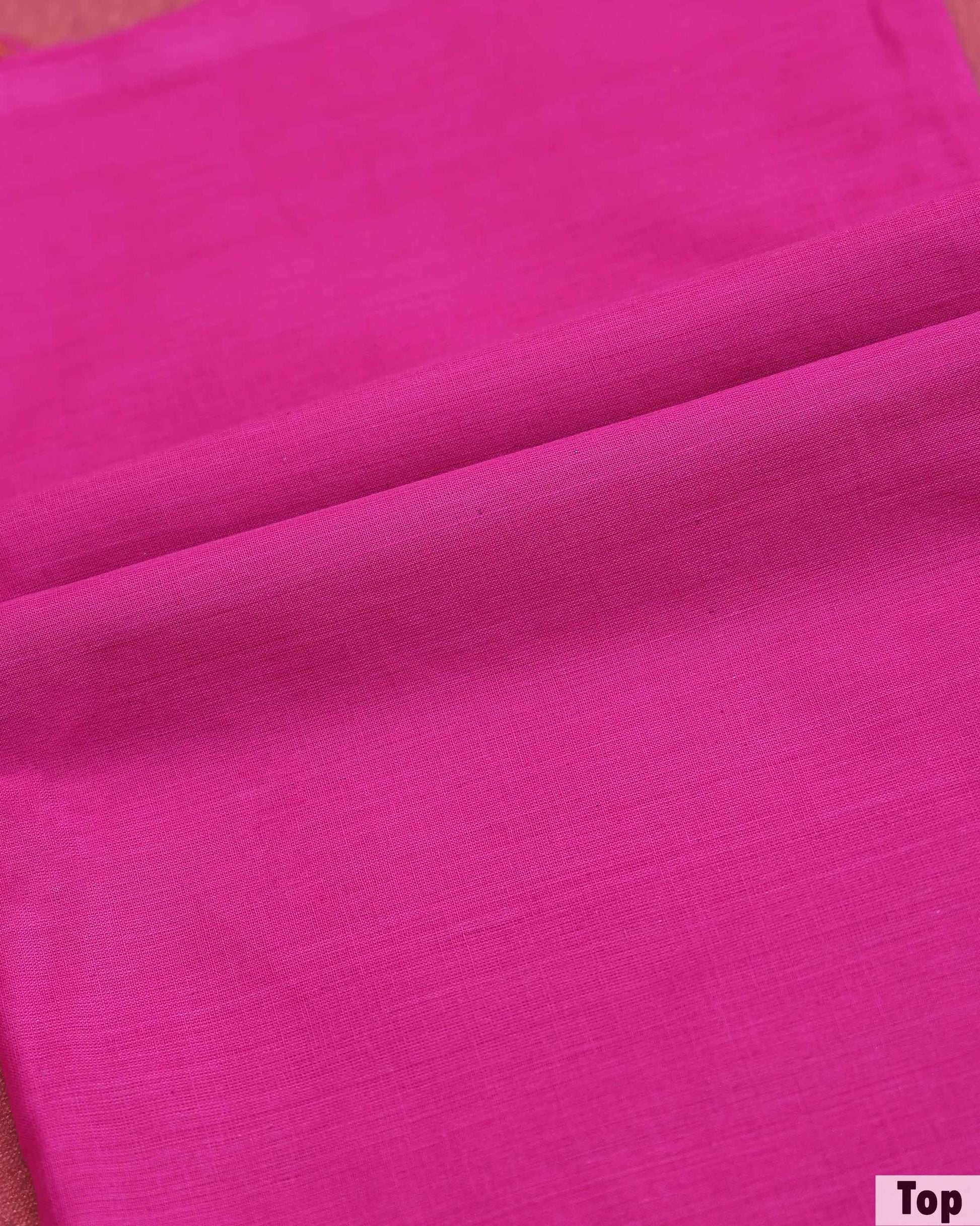 Elegant Women’s Salwar Suit Material Set Top 2.5 Mtr, Pant 2 Mtr & Dupatta 2.25 Mtr with Woven Border, Pink