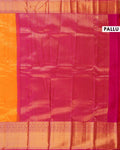 Exquisite Handloom Kanchipuram Pure Silk Saree with Intricate Zari Weave - Pink-Pallu