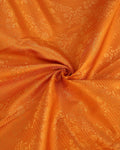 Exquisite Handloom Kanchipuram Pure Silk Saree with Intricate Zari Weave - Yellow-Close Up