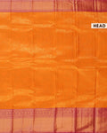 Exquisite Handloom Kanchipuram Pure Silk Saree with Intricate Zari Weave - Yellow-Head