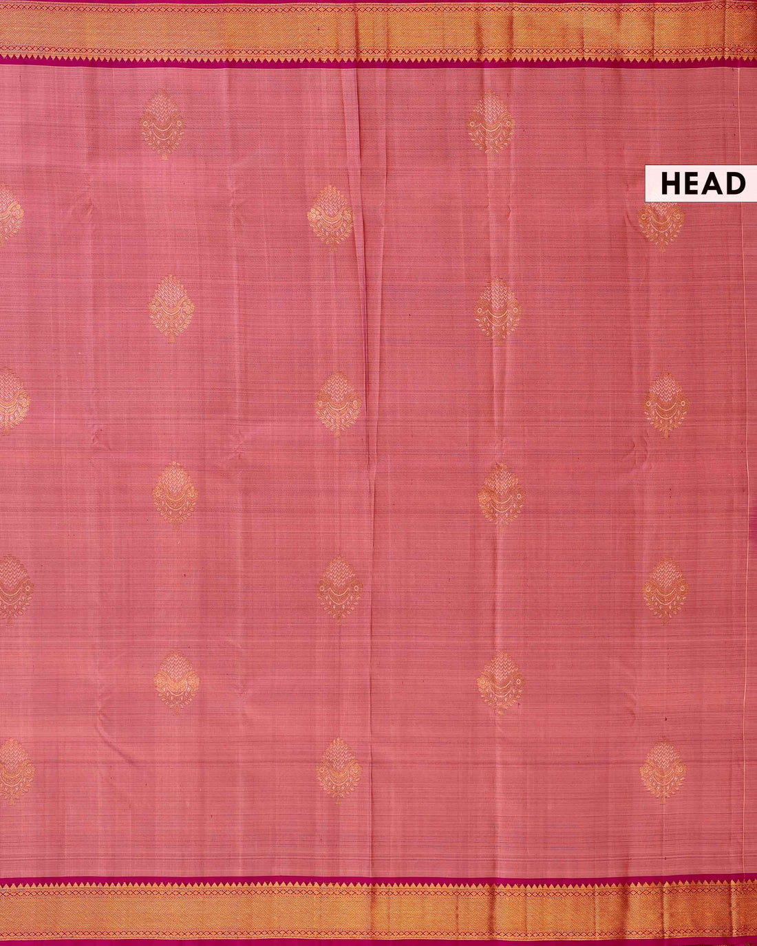 Exquisite Handloom Kanchipuram Pure Silk Saree with Intricate Zari Weave & Traditional Motifs - Pink