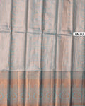 Exquisite Handloom Kanchipuram Tissue Saree with Intricate Zari Weave - Green-Pallu