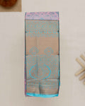 Exquisite Handloom Kanchipuram Tissue Saree with Intricate Zari Weave - Pink