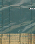 Exquisite Handwoven Niranjana Silk Saree with Intricate Zari Work - Blouse