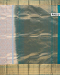 Exquisite Handwoven Niranjana Silk Saree with Intricate Zari Work - Light Beige-Pallu