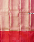 Exquisite Handwoven Pure Kanchipuram Silk Saree with Rich Zari Work - Blouse