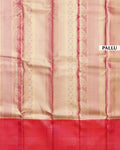 Exquisite Handwoven Pure Kanchipuram Silk Saree with Rich Zari Work - Gold-Pallu