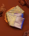 Exquisite Kanchipuram Pure Silk Saree with Intricate Zari Weave & Traditional Motifs - Green