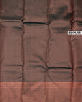 Exquisite Kanchipuram Pure Silk Saree with Rich Zari Weaving and Contrast Border - Blouse