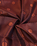 Exquisite Kanchipuram Pure Silk Saree with Zari Weave & Traditional Motifs - Close Up
