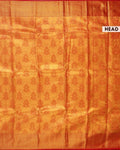 Exquisite Kanchipuram Tissue Silk Saree with Intricate Zari Weave - Gold-Head