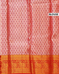 Exquisite Kanchipuram Tissue Silk Saree with Intricate Zari Weaves and Traditional Border - Multi-Blouse