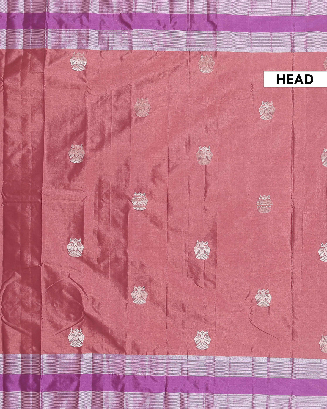 Exquisite Soft Silk Saree with Woven Zari Motifs and Contrasting Border - Onion Pink