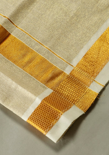 Gold Colour Silk Cotton Dhoti & Shirt Set Online Shopping