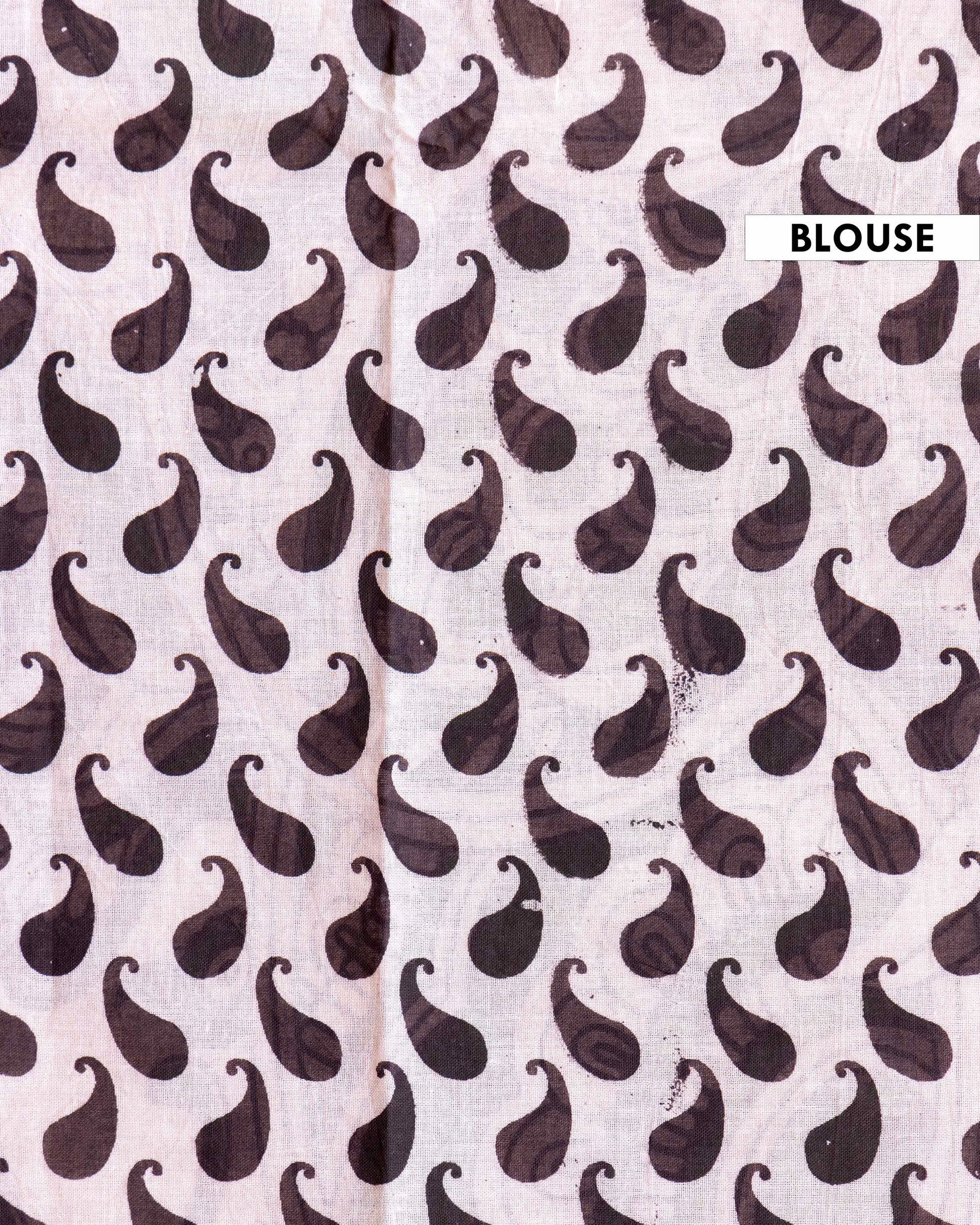 Handcrafted Kalamkari Cotton Saree with Traditional Floral and Leafy Motifs - Green