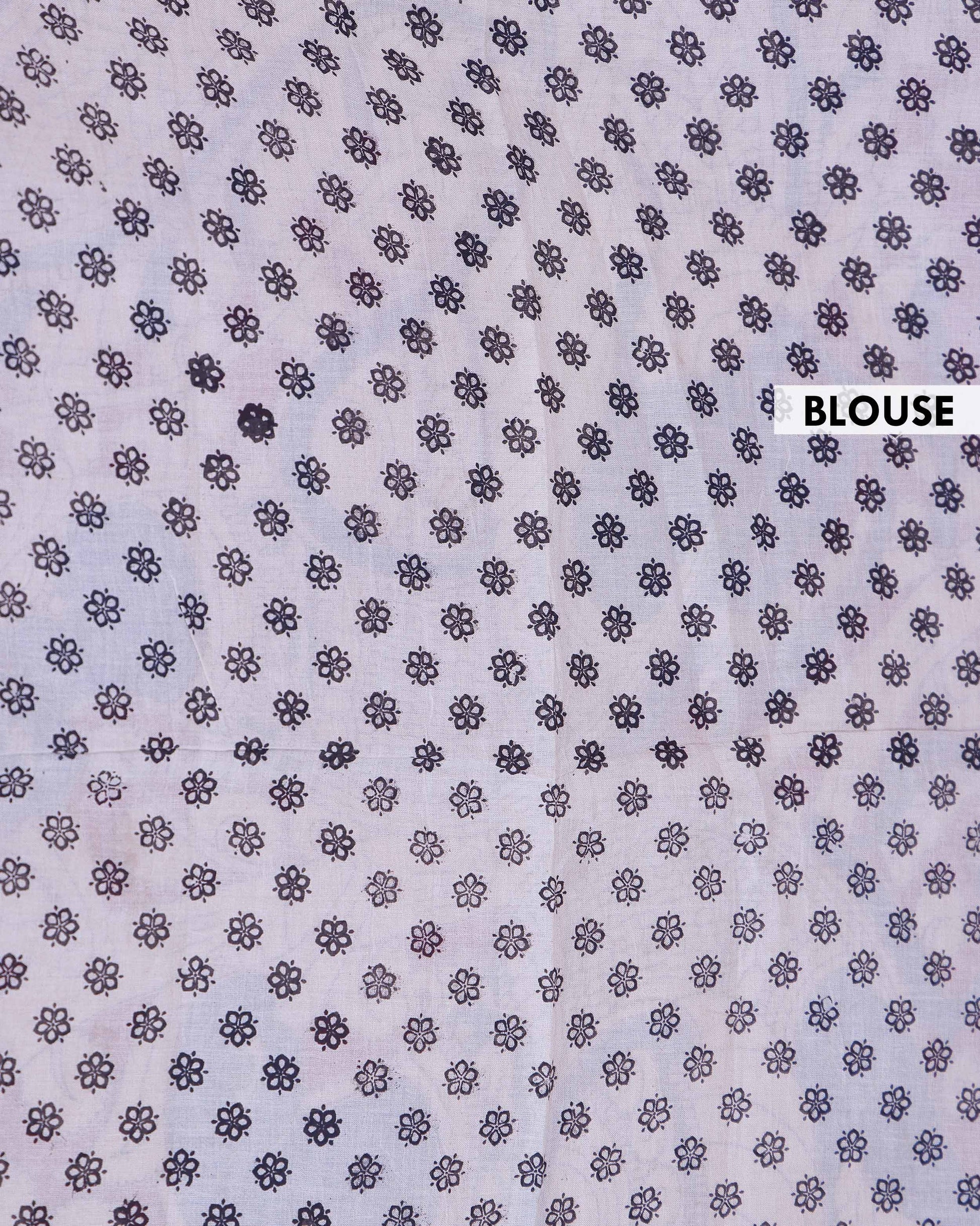 Handloom Kalamkari Cotton Saree Adorned with Traditional Mythological Artwork and Intricate Floral Animal Motif Borders - Blue