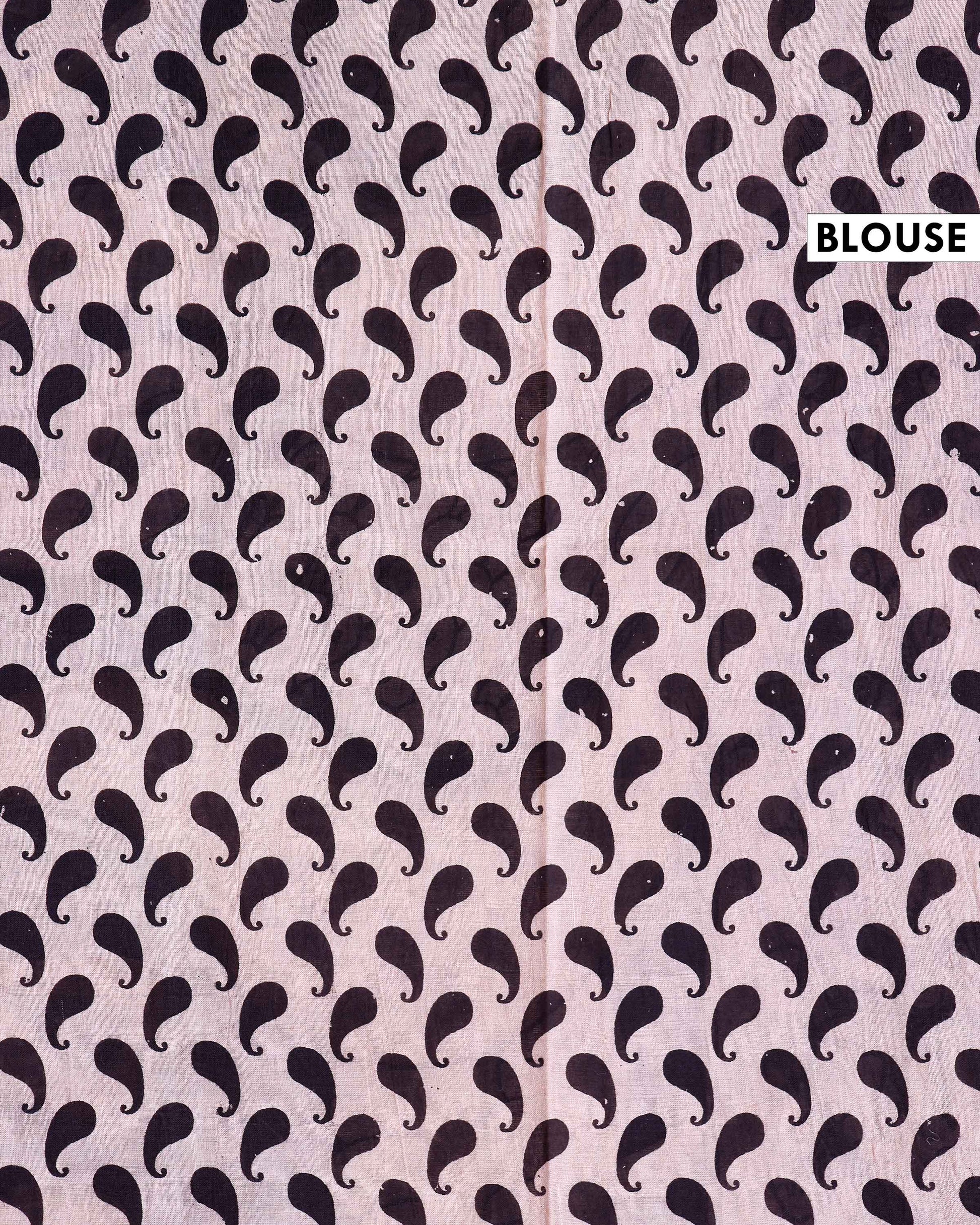 Handloom Kalamkari Cotton Saree with Elaborate Peacock Motifs and Decorative Pallu - Blue