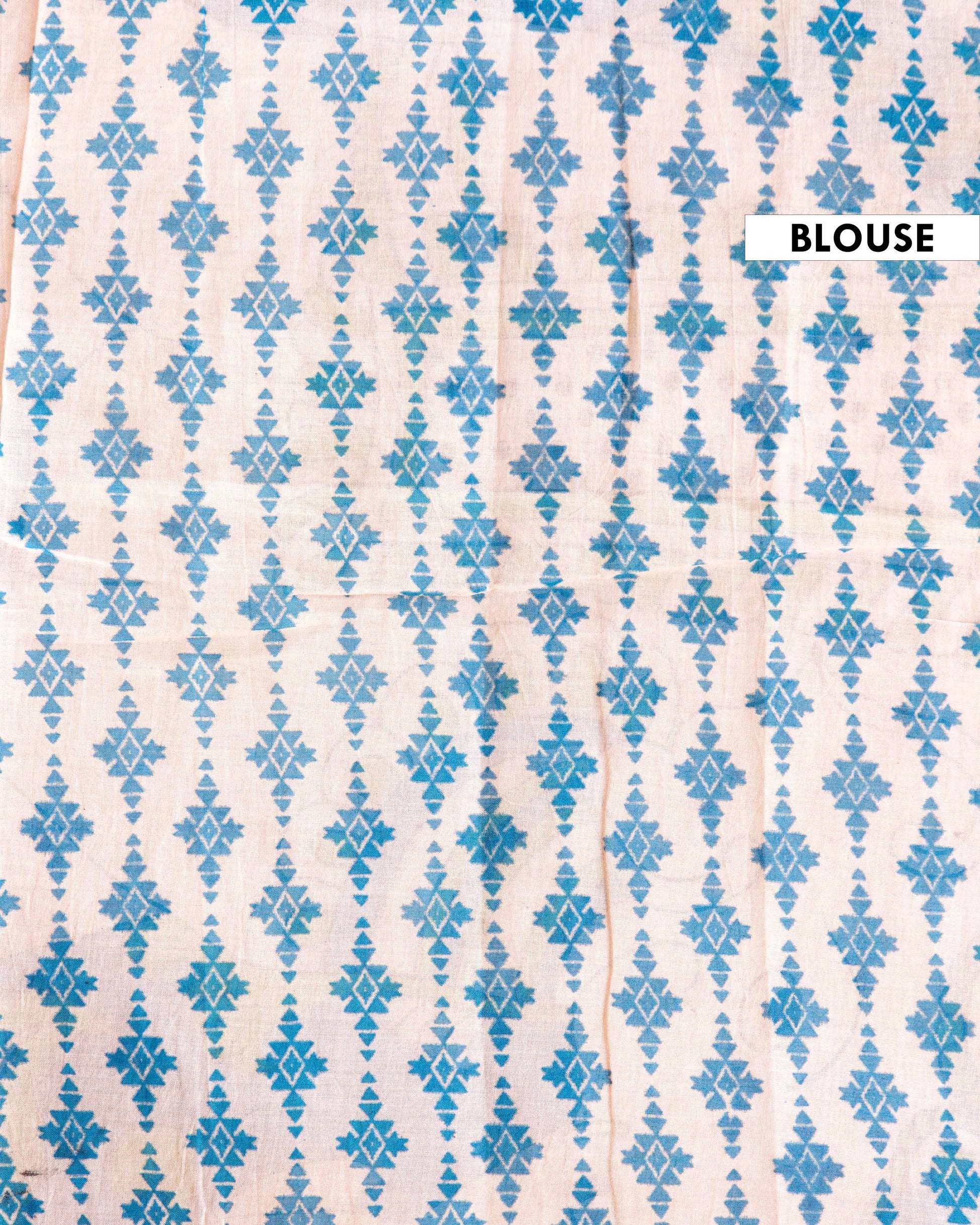 Handloom Kalamkari Cotton Saree with Peacock and Floral Motifs - Off White