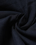 Handloom Khadi Cotton Saree with Contrast Printed Blouse and Tassel Accents - Black