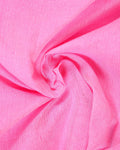 Handloom Khadi Cotton Saree with Contrast Printed Blouse and Tassel Accents - Pink