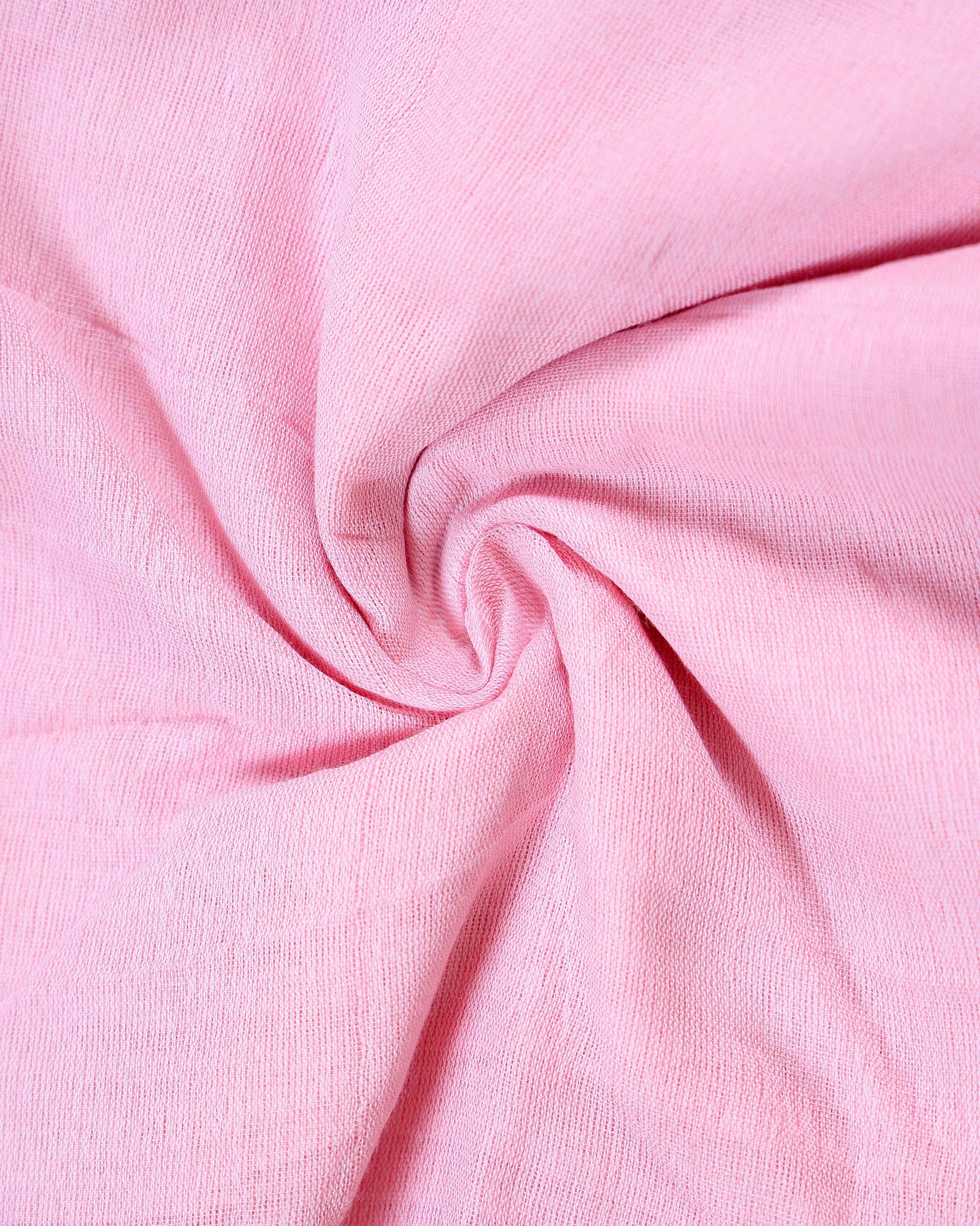 Handloom_Khadi_Cotton_Saree_with_Contrast_Printed_Blouse_and_Tassel_Accents_-_Pink-four