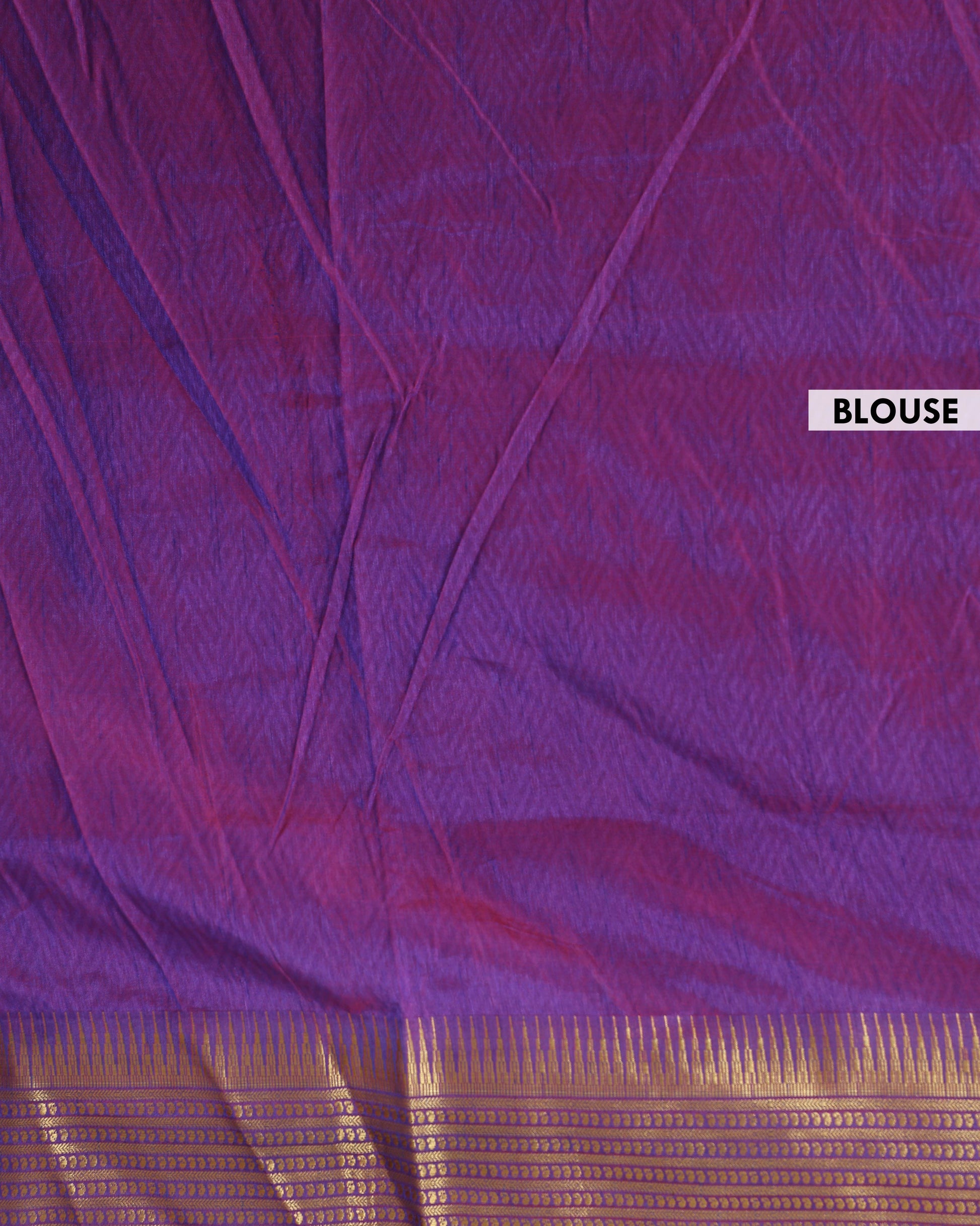 Handloom Patola Semi-Silk Saree with Intricate Ikat Weave and Zari Border - Pink-BLOUSE