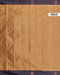 Handloom Soft Silk Saree with Paisley Butta and Woven Border - Brown