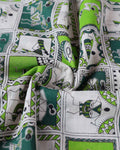 Handloom Traditional Kalamkari Cotton Saree with Art Inspired Motifs - Cream-Close