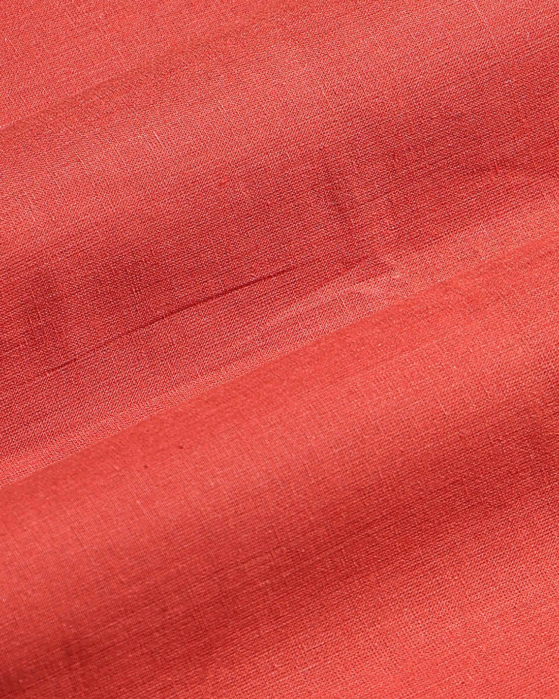 Handloom Women Cotton 1 Meter Blouse Material with Traditional Woven Zari Border - Red