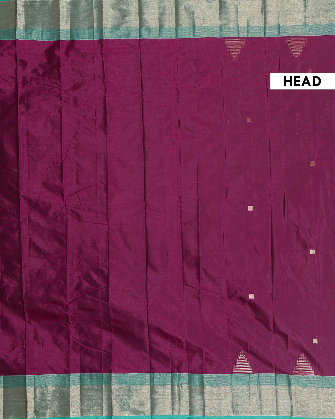Handwoven Soft Silk Saree with Contrasting Zari Border and Pallu - Purple