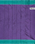 Handwoven Soft Silk Saree with Minimal Stripes and Elegant Traditional Border Detail - Purple