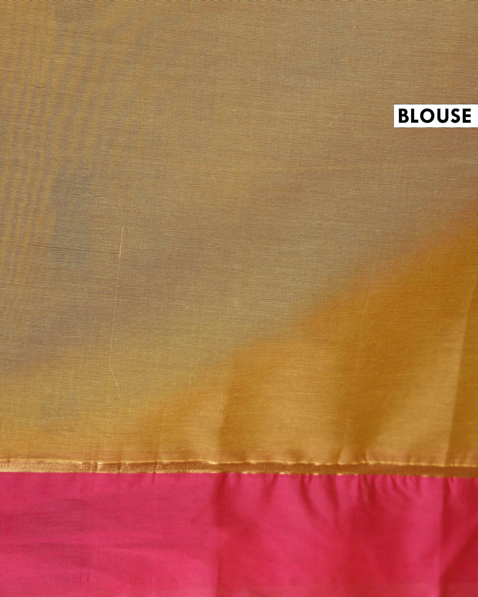 Handwoven Venkatagiri Cotton Saree with Classic Border and Lightweight Draping - Olive Green