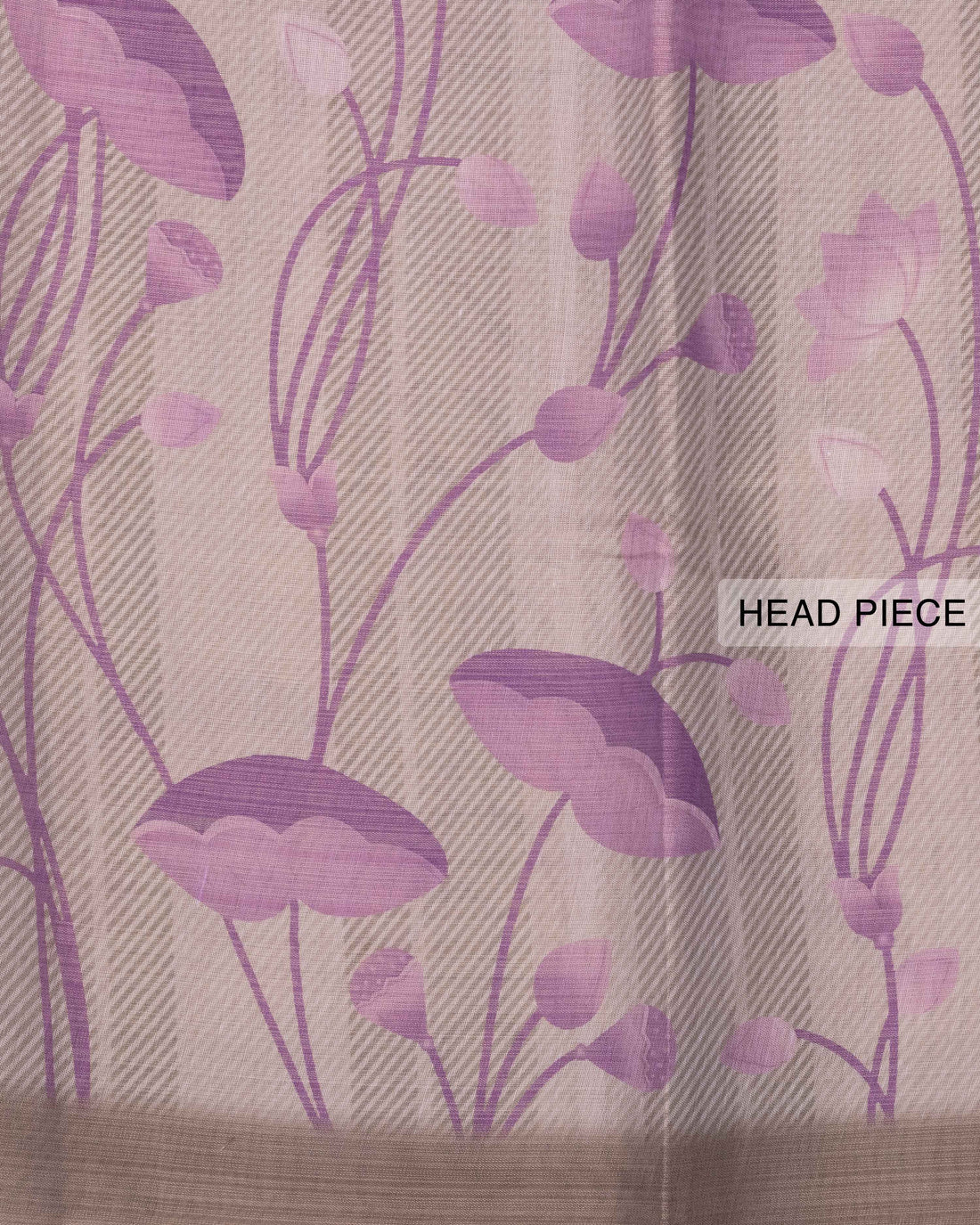 Ethnic Floral Printed  Tissue Saree - Multi