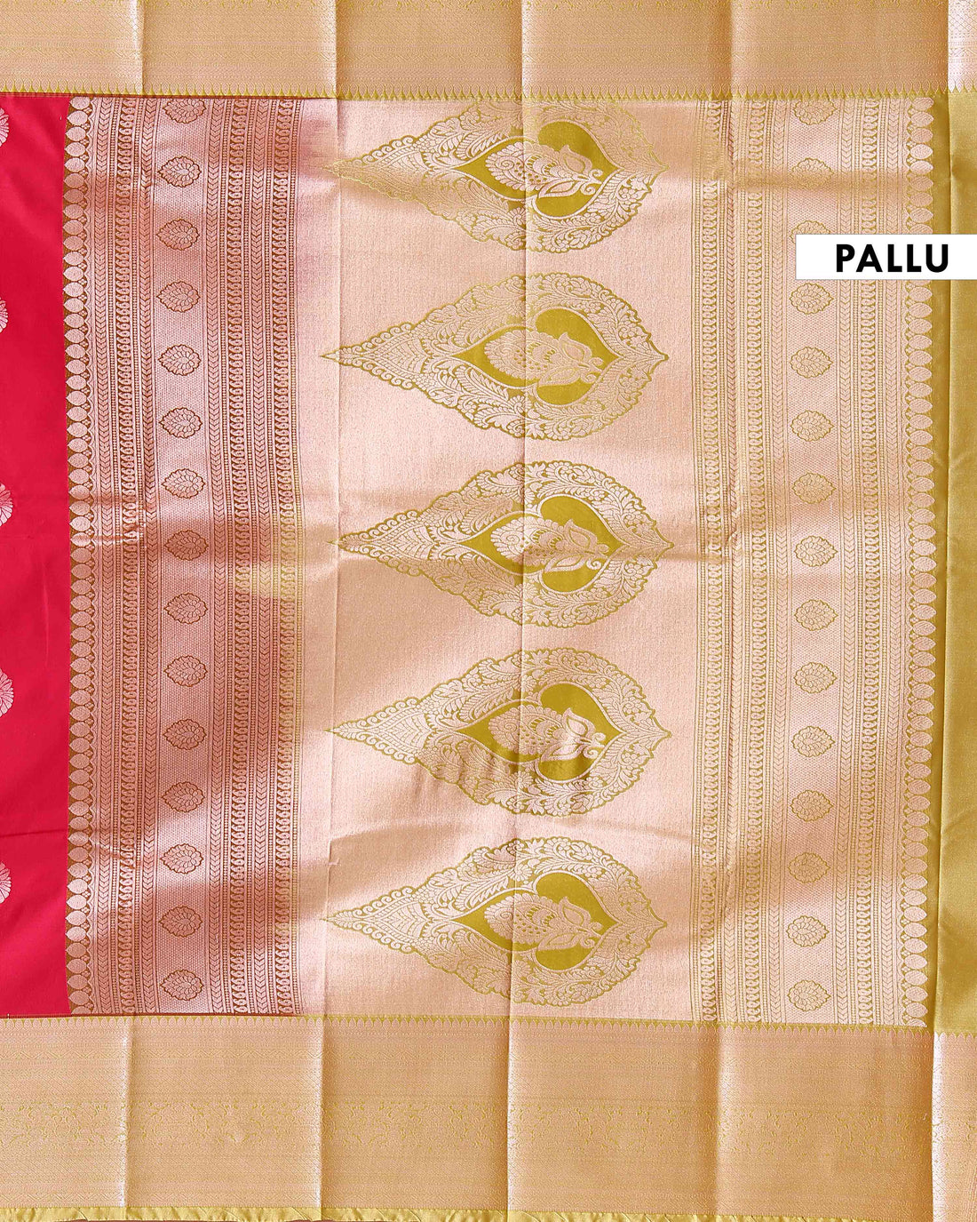 Premium Niranjana Silk Saree with Grand Zari Border and Classic Paisley Motifs - Red